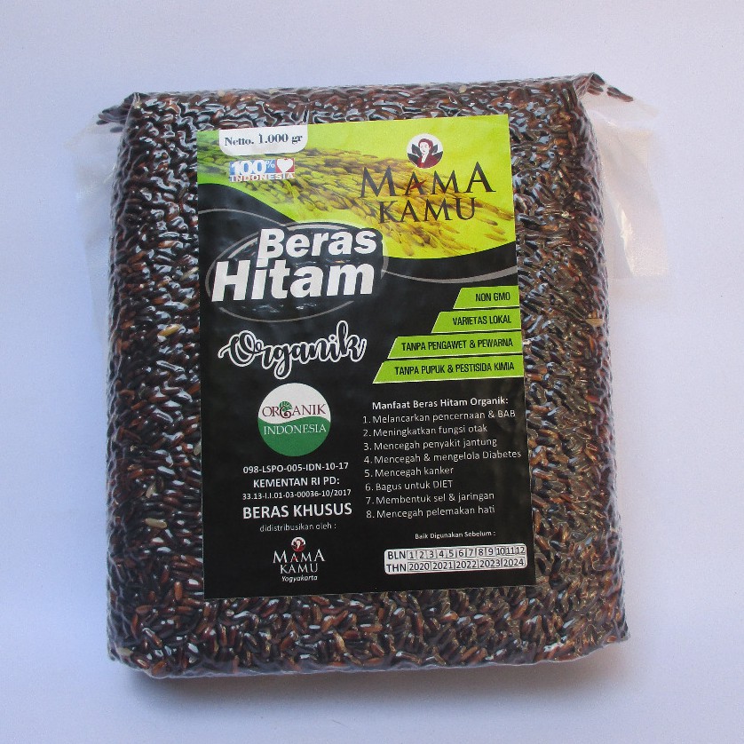 Beras Hitam Organik Mama Kamu 1kg Shopee Indonesia