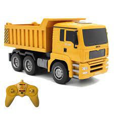 Huina 1332 6Ch Dump Truck 2.4Ghz Mainan Rc Truck Alat Berat Konstruksi