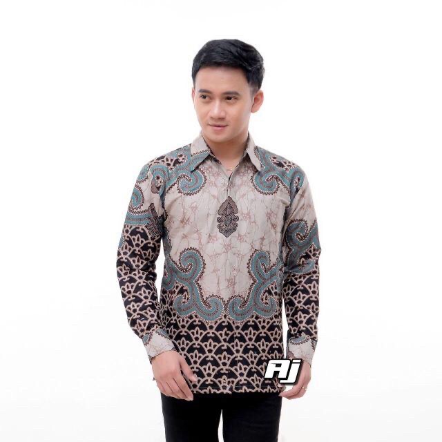 Kemeja Batik Lengan Panjang Terbaru Ukuran M L Xl Xxl Ready Seragam