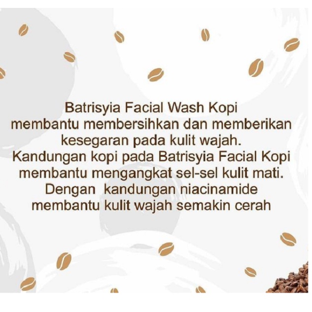 Batrisyia Facial Wash Kopi 100 ml