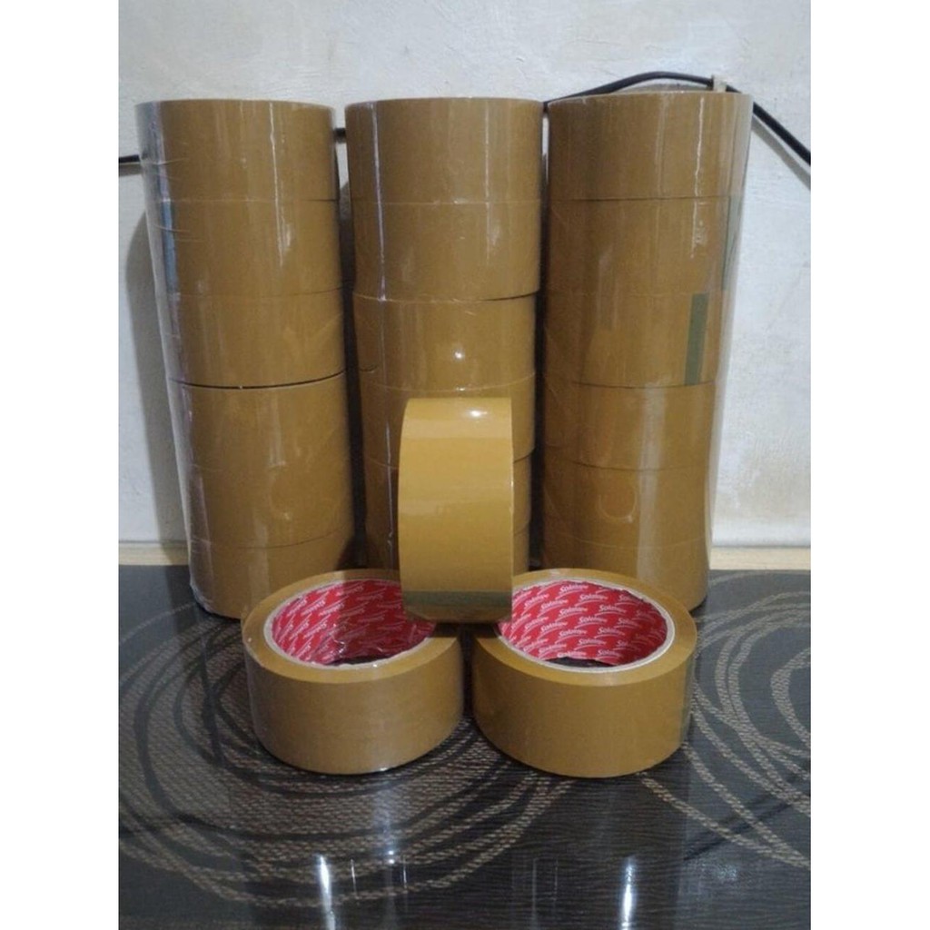 

LAKBAN BENING-LAKBAN COKLAT 2 INCH 70 M SOLATAPE ISI 72 ROLL