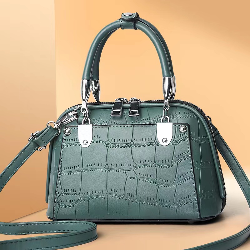 JK 932 1KG MUAT 2PCS TAS SELEMPANG FASHION IMPORT HAND BAG WANITA MINI MOTIF CROCO T804 C8635 Y38771 E6245