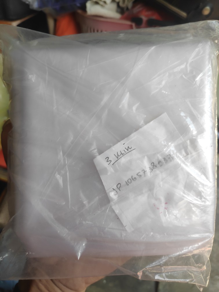 Plastik Pe Cor Packing Lebar1mter Doblelayer Dibelah Jadi Lebar 2mtr