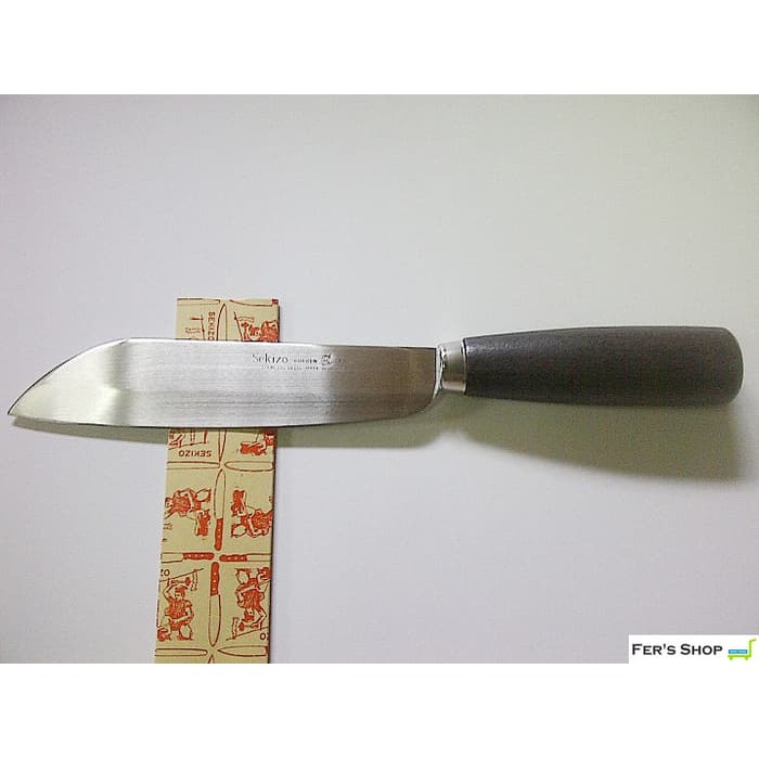 Pisau - Pisau Dapur - Dapur Pisau Dapur Jepang Gagang Kayu 6 Inch/ Pisau Jepang Sekizo Golden Fish