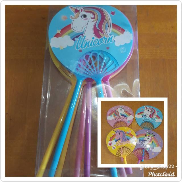 

4 PCS Pulpen gel unicorn kipas/pulpen gel murah/pulpen gel/alat tulis/pulpen/pulpen unik