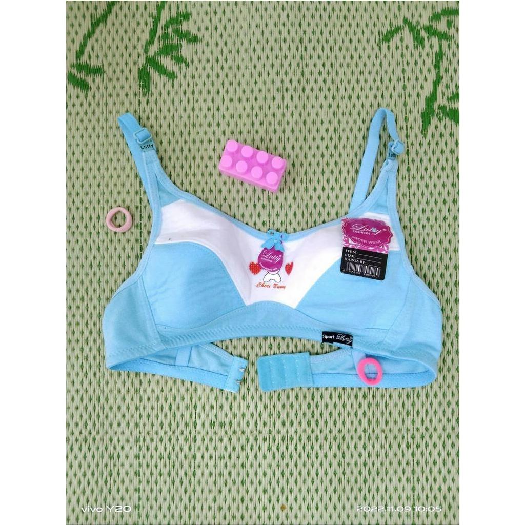 BH Lutty Remaja PILIH WARNA - Sport Bra ABG Perempuan Tanpa Busa Abg - Cewek Cewe Miniset Anak - Pakaian Dalam Sguna Underwear