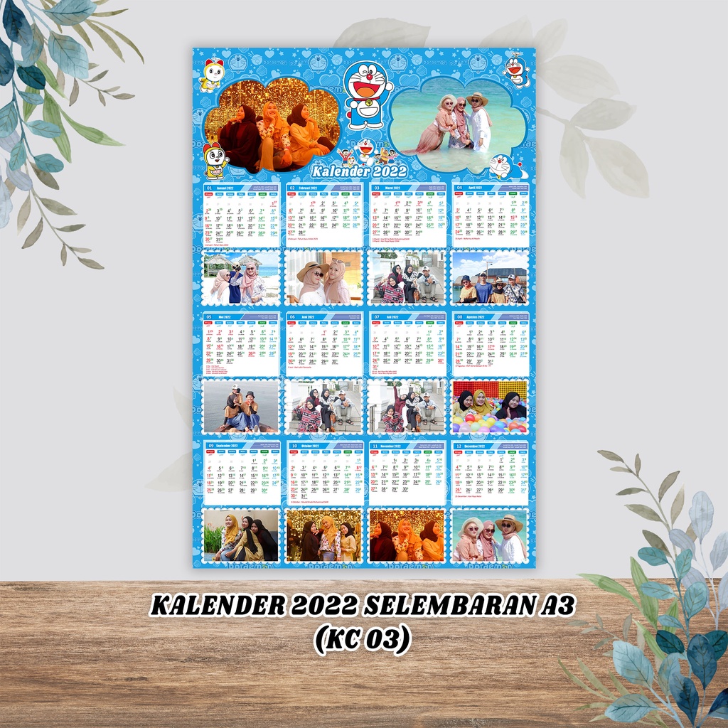 (COD) KALENDER CUSTOM 2022 MURAH KARAKTER DORAEMON, HELLO KITTY, TAYO, SPIDERMAN, MARSHA TERBARU, SUDAH TINGGAL PASANG BAHAN KERTAS ANTI AIR CETAKAN TAJAM, WELCOME RESELLER DAN DROPSHIPER