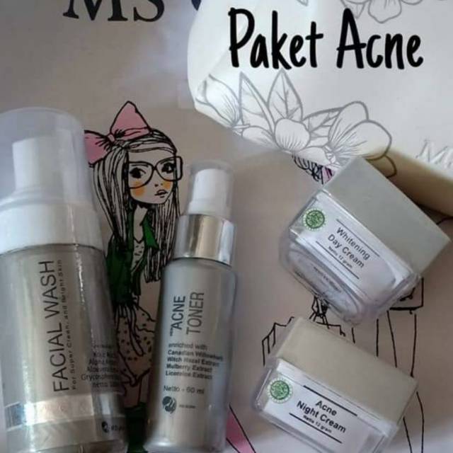 Paket Ms Glow Acne / Paket Acne Ms Glow
