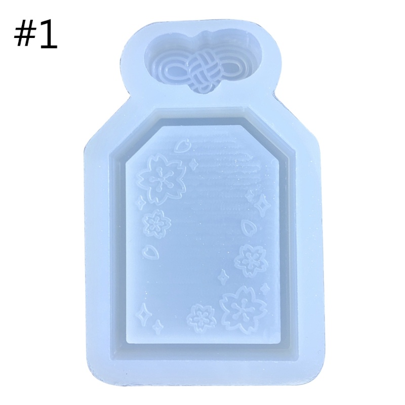 Cetakan Resin Epoksi Bahan Silikon Desain Kartun Quicksand Untuk Kerajinan Liontin Perhiasan