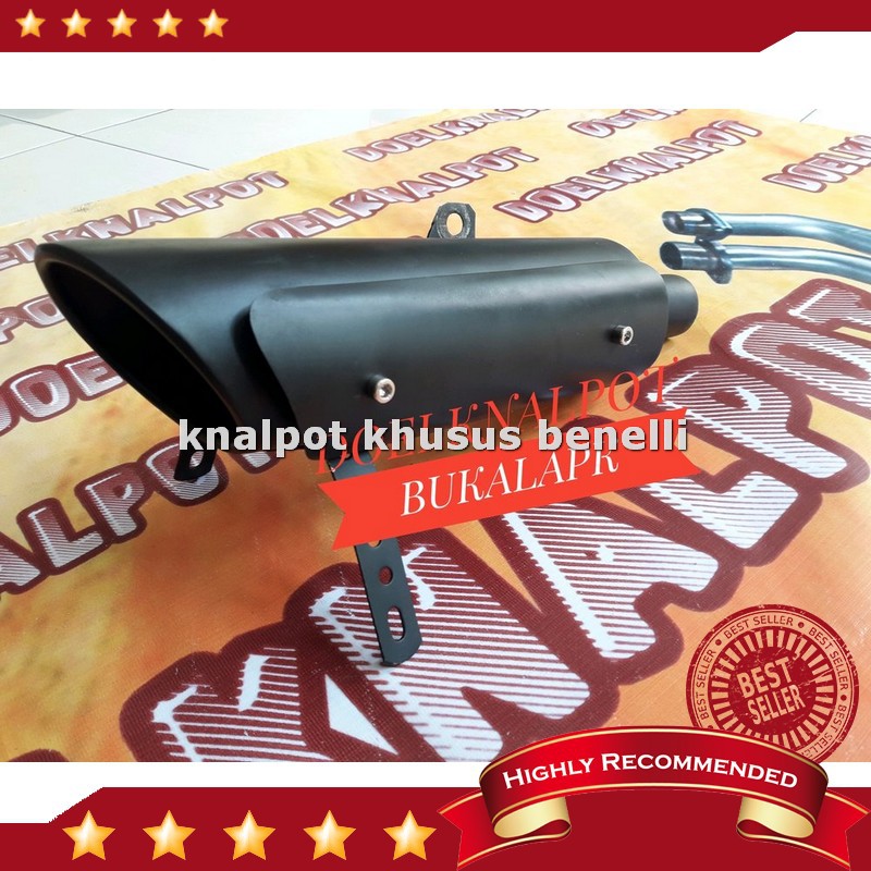 Promo Knalpot Benelli Motobi VNH Pendek Bass Blaar