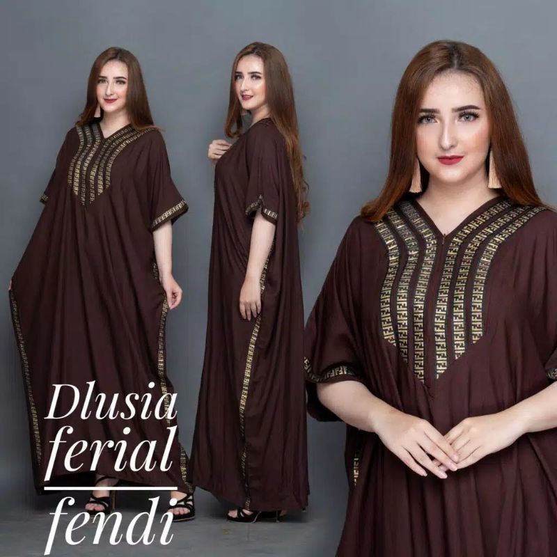 DASTER ARAB JUMBO LD 140 CM LOWO BIG SIZE BUMIL BUSUI FRIENDLY-Coklat