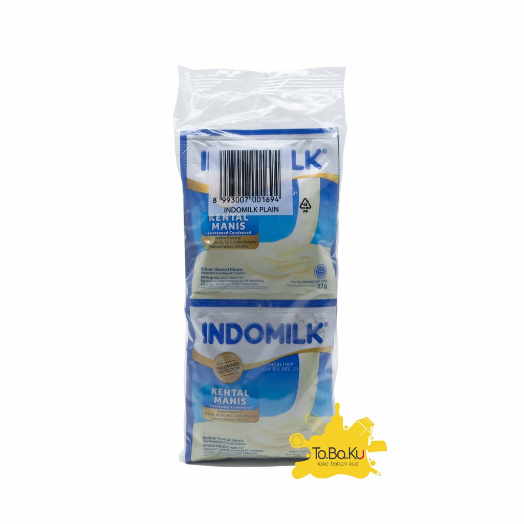 Indomilk SKM Plain Sachet 6x37gr