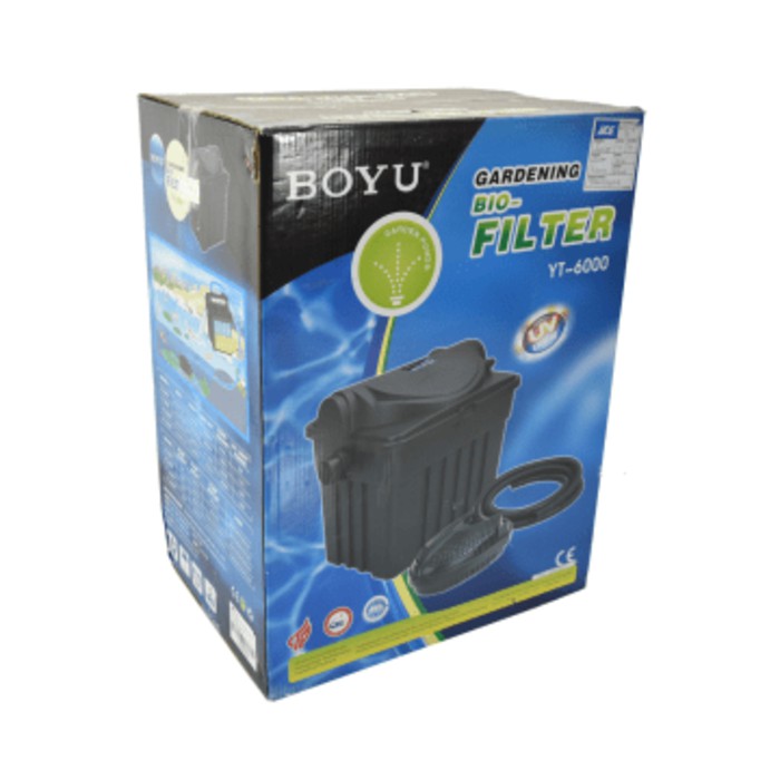 BOYU GARDENING BIO FILTER/ SET FILTER KOLAM IKAN YT-6000   UV LIGHTS