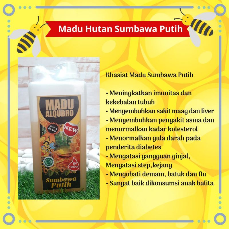 

Madu Hitam Sumbawa Putih 1000g