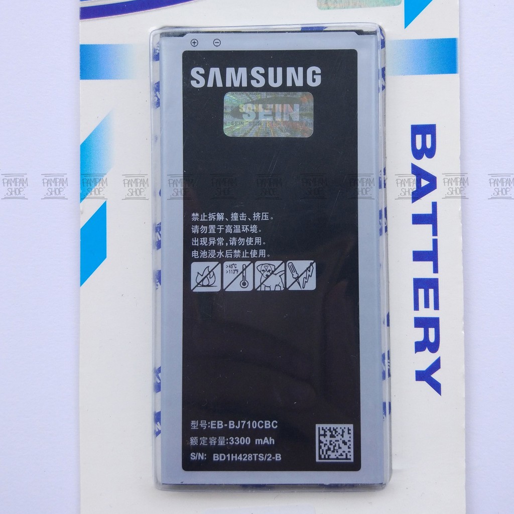 Baterai Samsung Galaxy J7 2016 J710 Original OEM Battery Batre Batai HP Handphone Ori