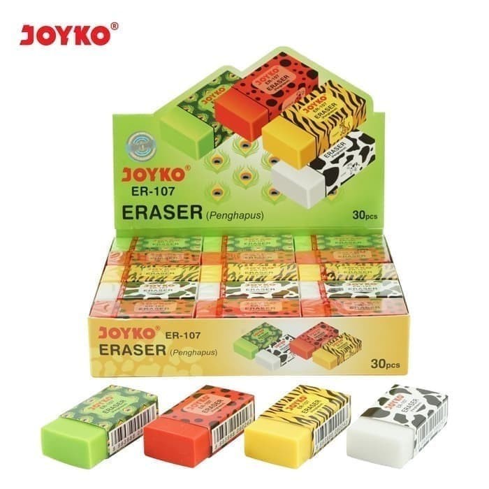 

Joyko Penghapus Eraser ER-107 Motif Animal Lucu Unik Murah