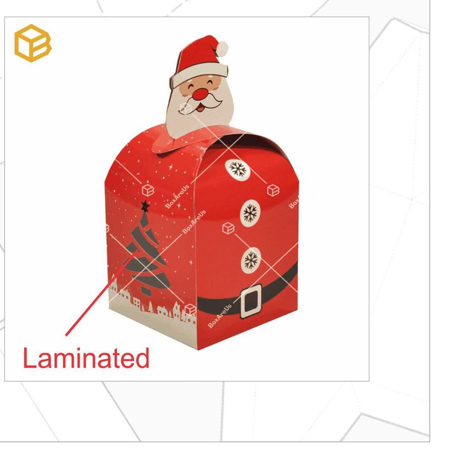 

♛Langsung Order Boxsanta / Natal / Christmas / Kotak / giftbox / Toplesbox - TBCST 14 (20pcs) KD4,,