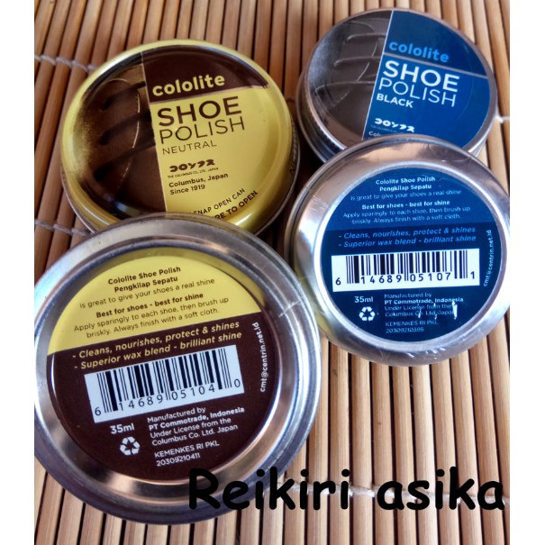 cololite shoe polish || semir sepatu