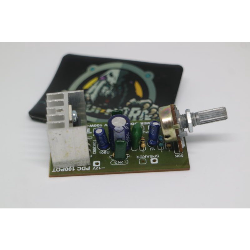Kit Flash Power Ampli mini Amplifer 100 Watt Mono DC 12 Volt IC TDA 2003
