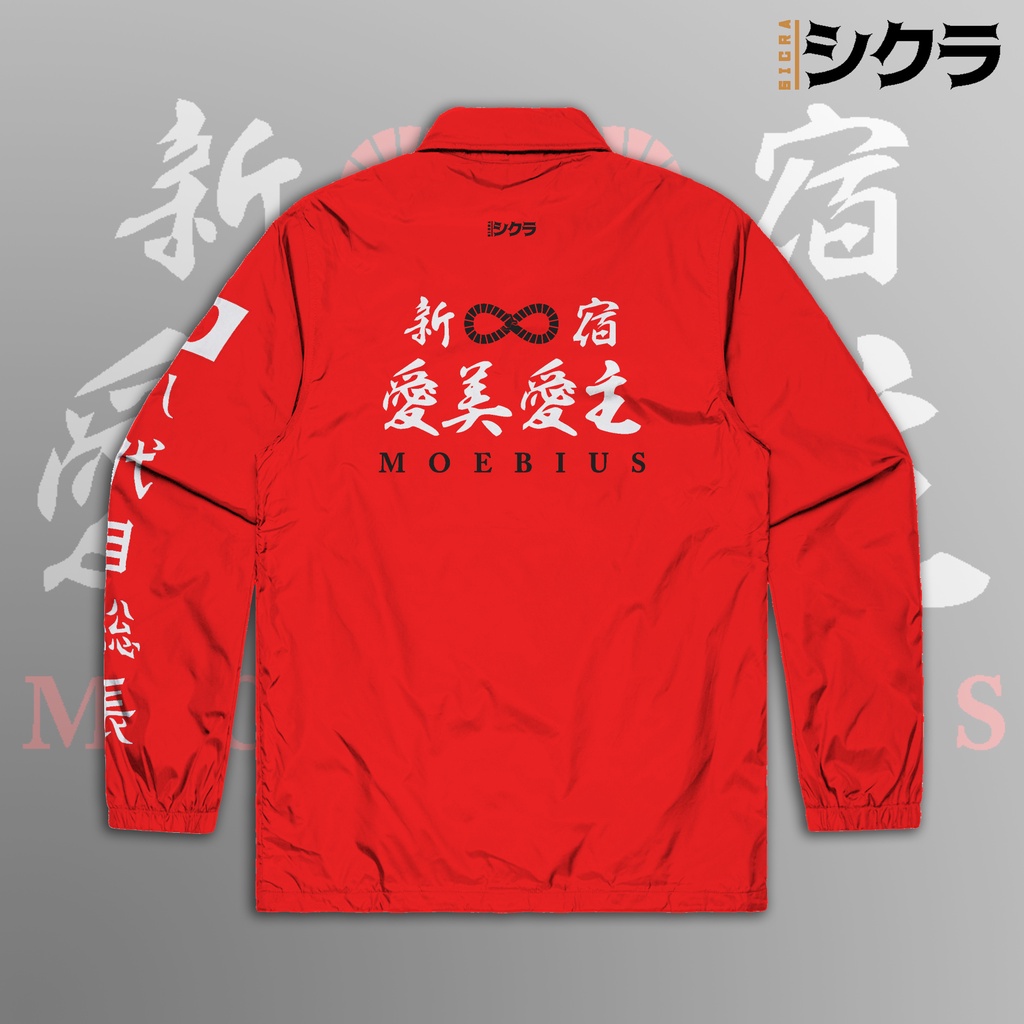 Jaket coach Tokyo Revenger Moebius Gang | Coach Jacket - Jaket Anime
