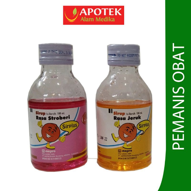 

Sirplus isi 100ml - Pemanis Buatan untuk Obat Sirup Kering