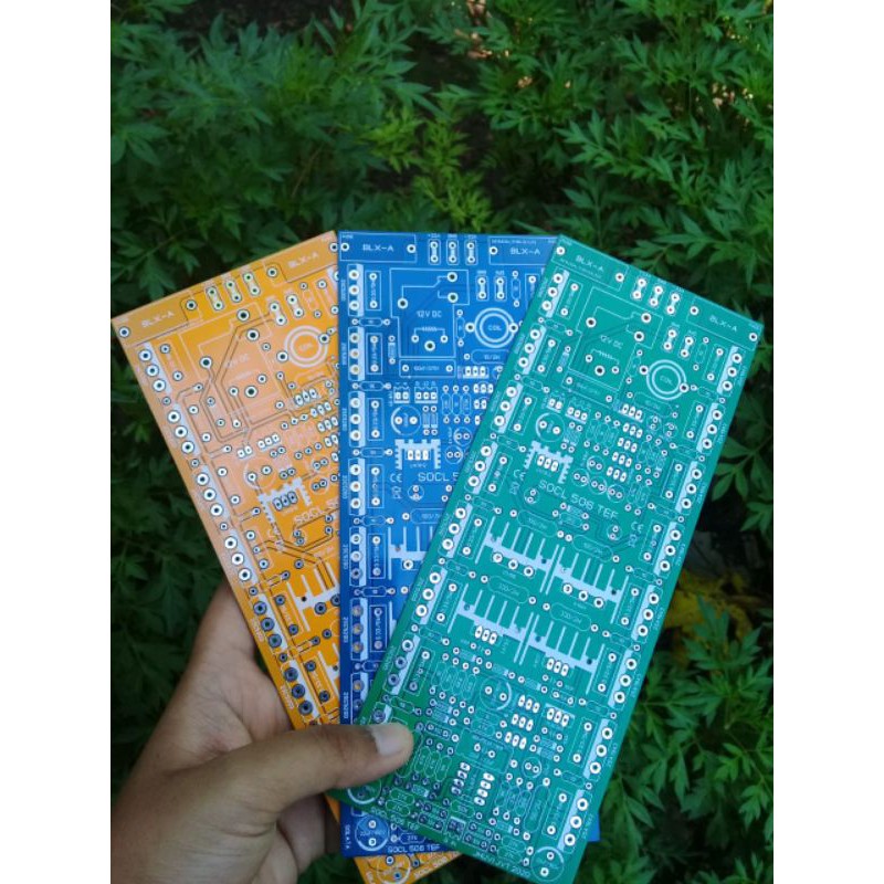 PCB DRIVER SUPER OCL 506 TEFF PRO DOBELLAYER,2U DENGAN 8 TR FINAL FOR POWER AMPLIFIER,HARGA PER PCS