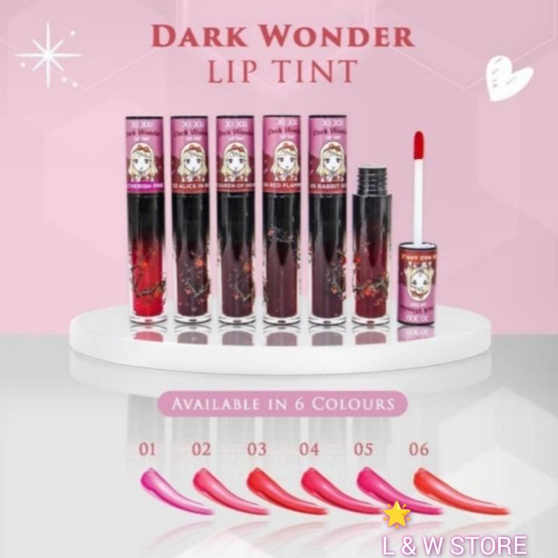 XI XIU LIP TINT DARK WONDER/Lip Tint/BPOM/ORIGINAL