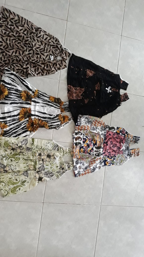 Daster Lengan Batik Anak 1-4th