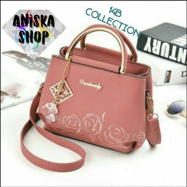 Handbag Flowery Tas Wanita Tas Undangan Tas Cewe Murah
