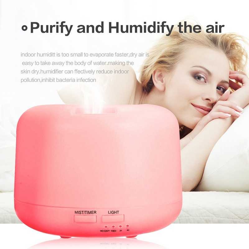 (100% BARANG ORI) Taffware Air Humidifier Aromatherapy Oil Diffuser + 7 LED - HUMI H770