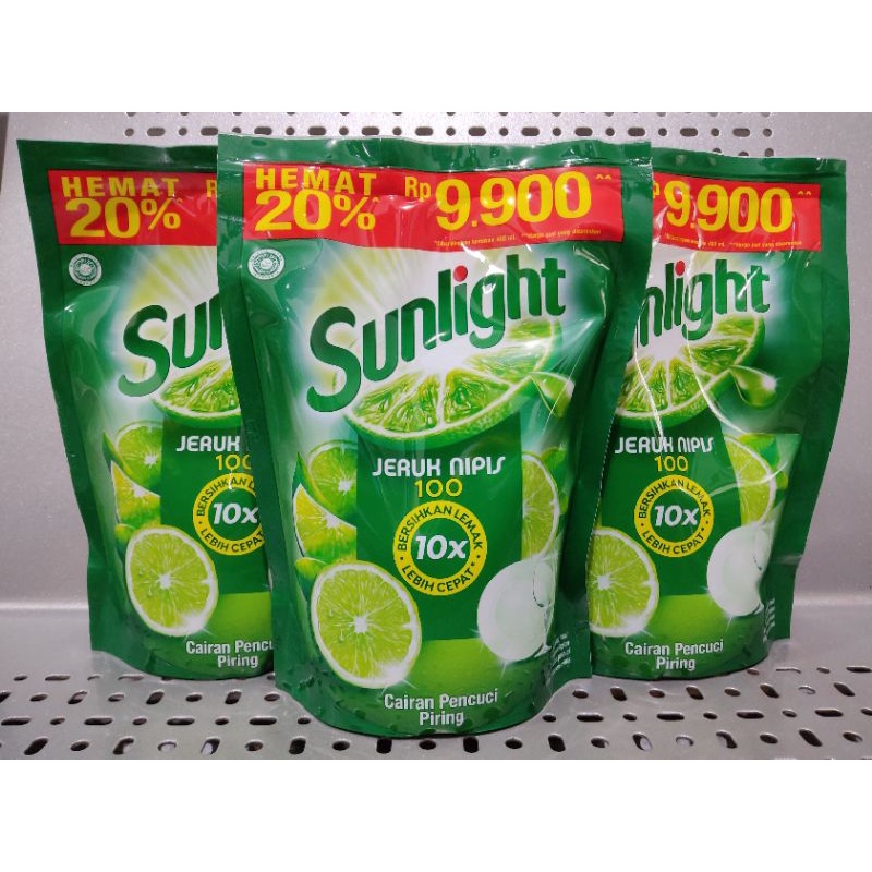 Sunlight 460ml / Sunlight / Sunlight jeruk nipis / Cairan pencuci piring