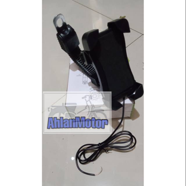 Holder Hp +cas /Holder Hp /Breket HP Di motor/Bereket Handphone/Cas Hp Motor