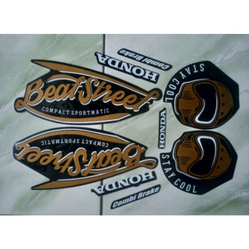 striping stiker lis honda beat street