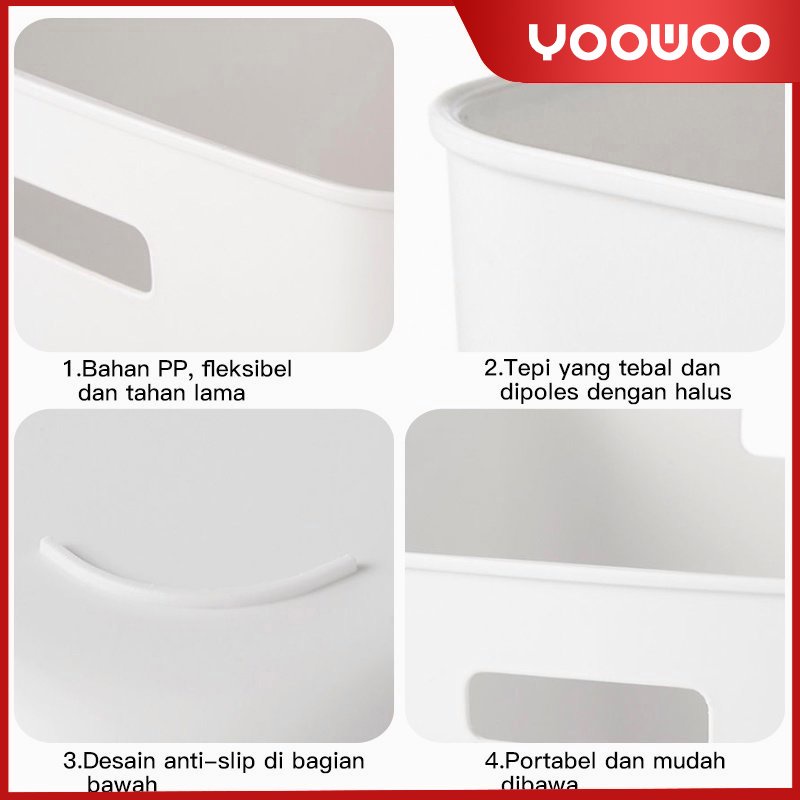 storage box  organizer / Lemari plastik / box organizer/ Kotak penyimpanan putih