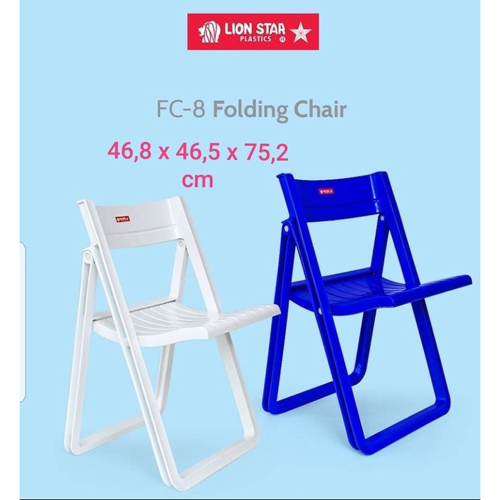Kursi lipat plastik Lion Star Folding Chair FC-8