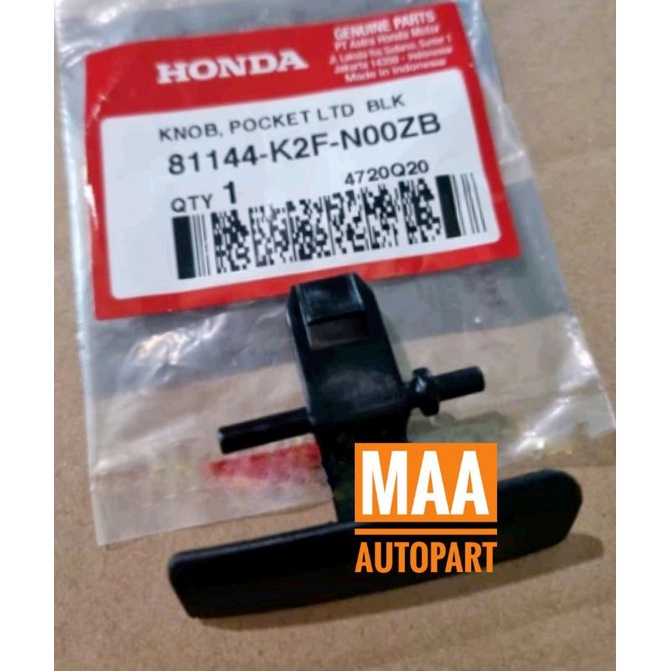 Knob Pocket Tombol Pengait Kantong Laci Scoopy K2F 2021 81144K2FN00ZB Asli