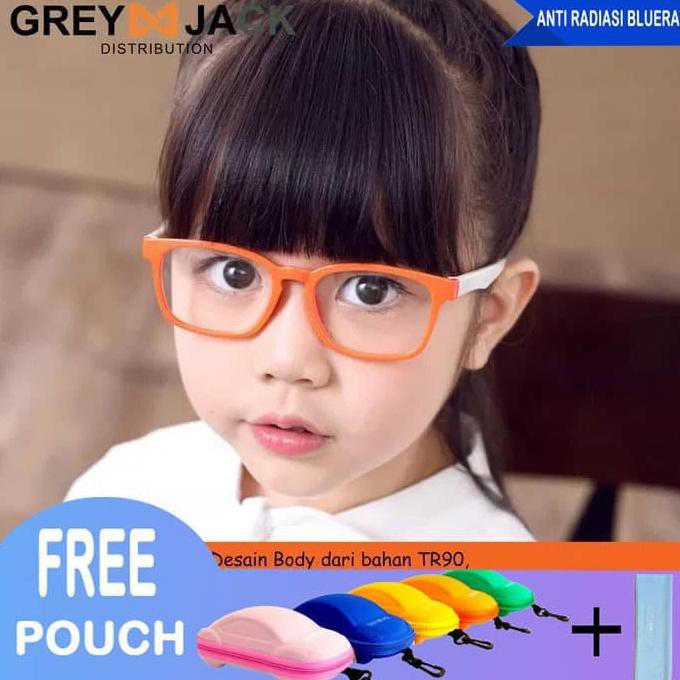 GREY JACK/KACAMATA ANAK CEWE COWO/ ANTI RADIASI/S8139