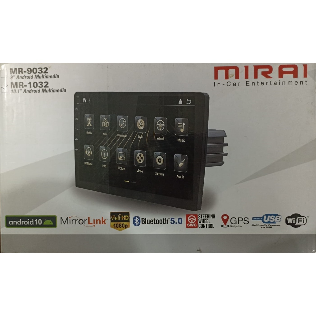 HEAD UNIT Android Mirai 10 inch MR-9032 UNIVERSAL