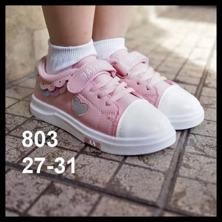Sepatu Kets Kulit Anak Perempuan