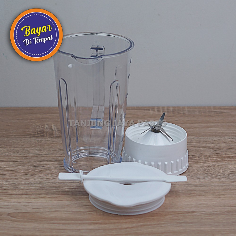 [BAYAR DI TEMPAT] Gelas BLENDER JUS Set Model Miyako Lama/National-Mounting/Tutup/Pisau