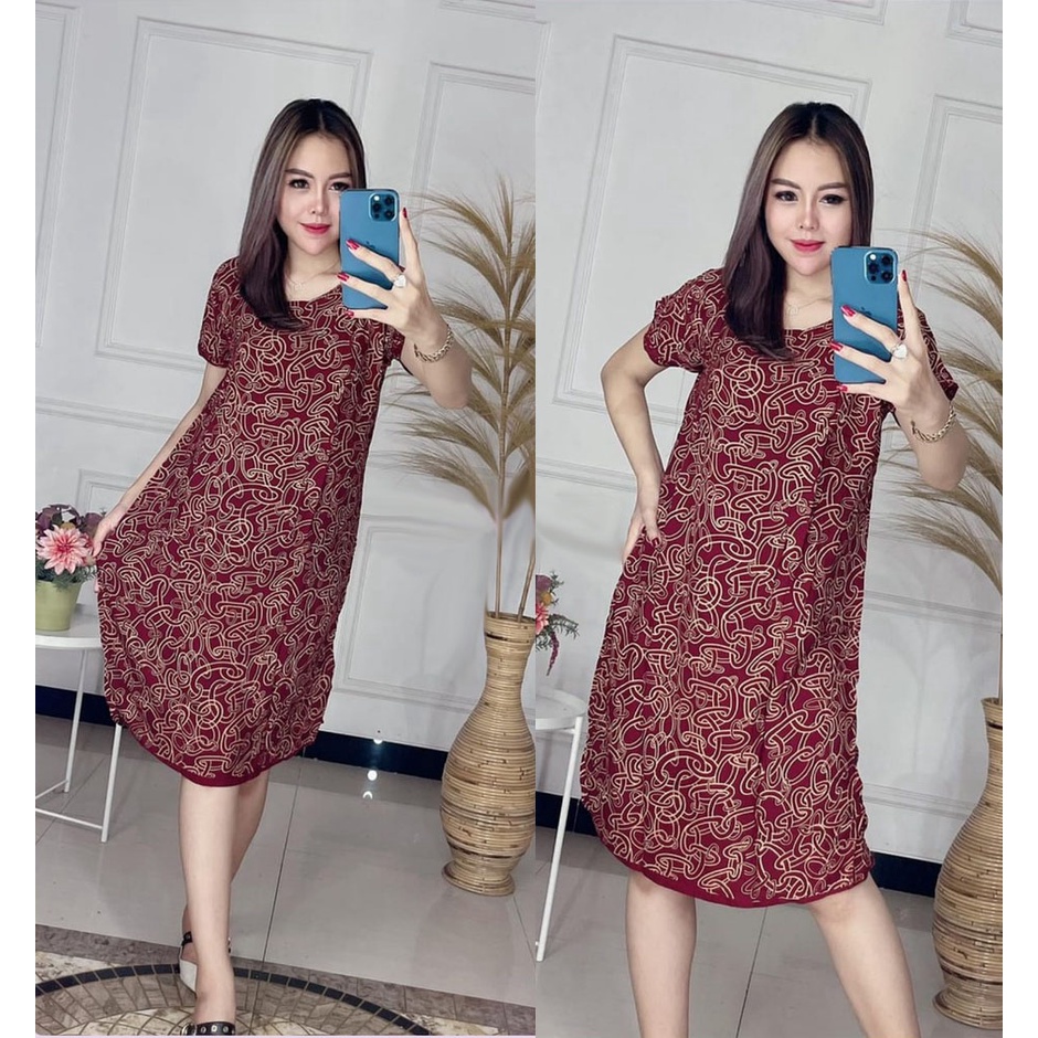 Daster Bali Wanita Kekinian Bahan Rayon Premium / Daster Wanita Kekinian
