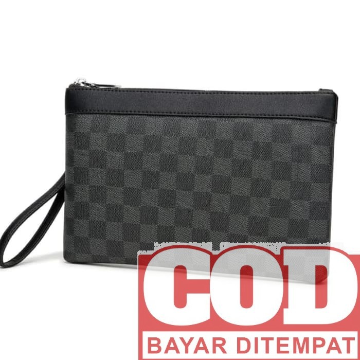 Tas Pria Clutch Lv Pochette Billets Macao Kasai Import Murah CY982 Tas Tangan Pria Import Clutch K
