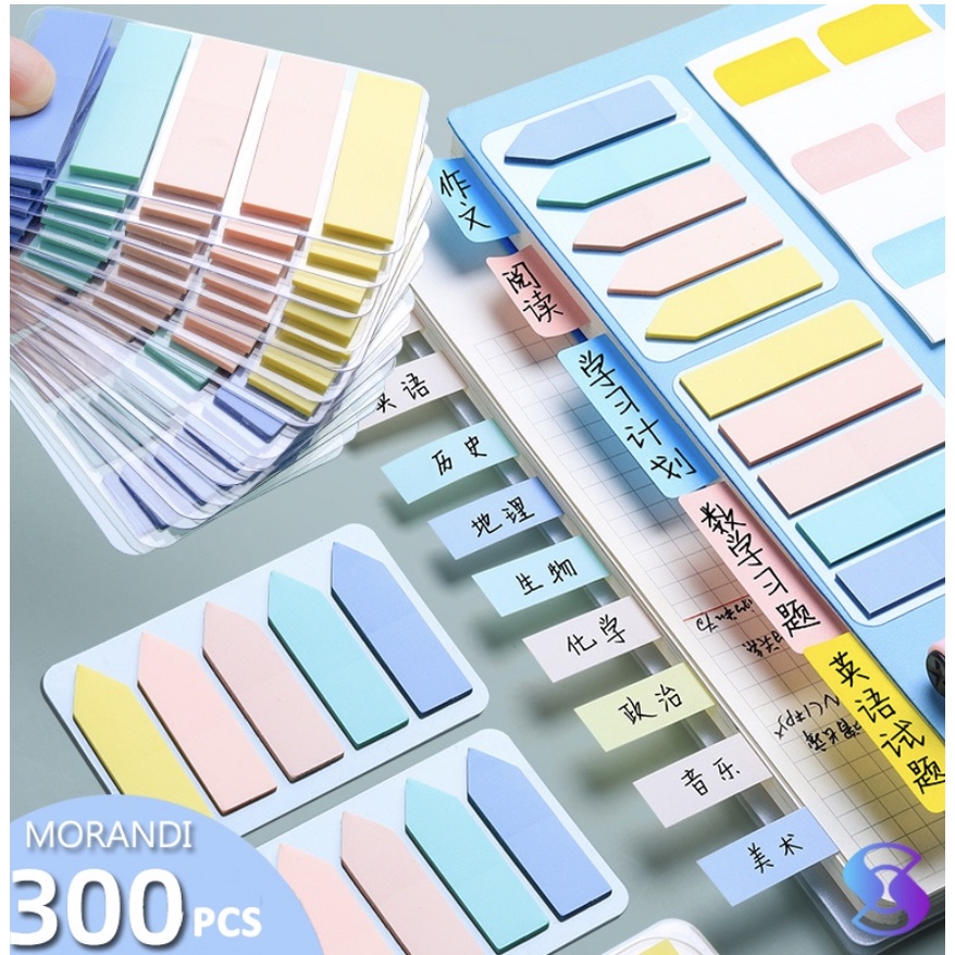 Sticky Note Memo Note Memo Stick Sticker Removable PET Arrow Indikator Label Stiker Indeks Memo Catatan Tempel