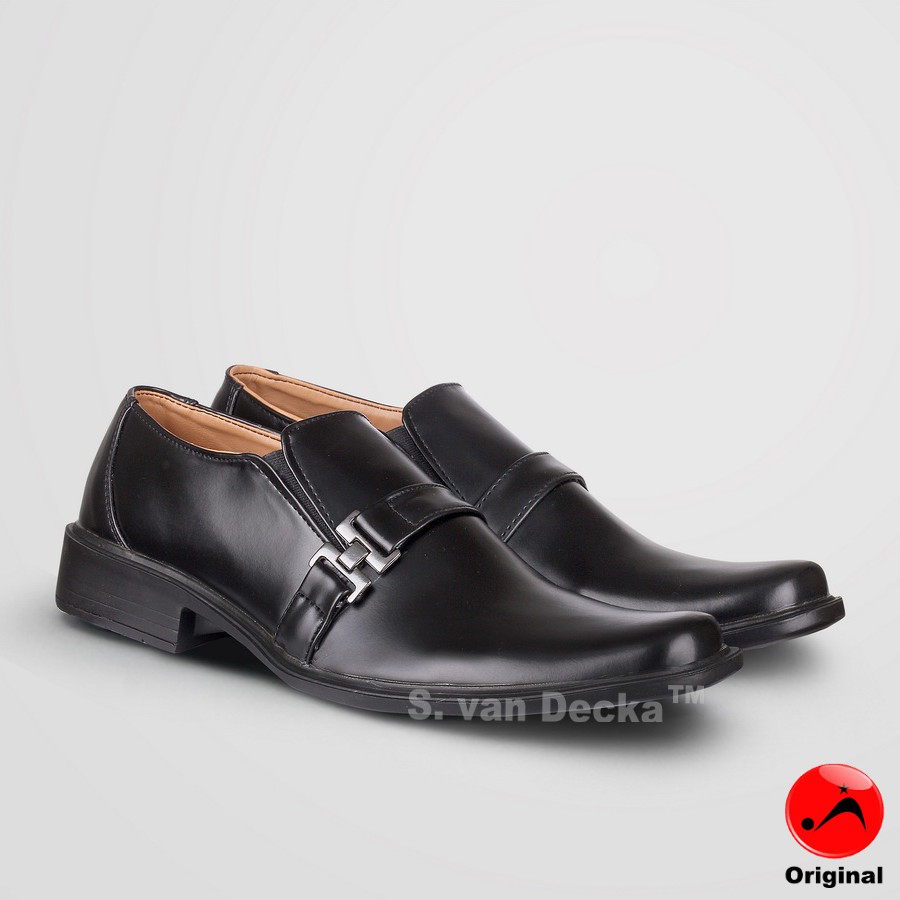 S. van Decka TK010X Sepatu Formal Pria - Hitam