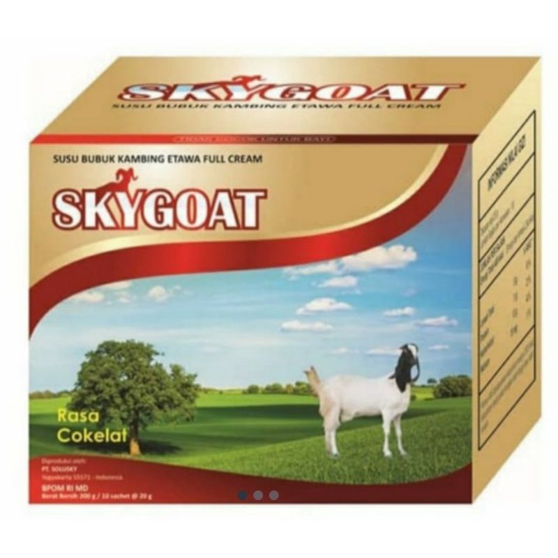 Skygoat sky goat susu kambing etawa 200 gr BPOM (grosir 5 boks) hemat ongkir