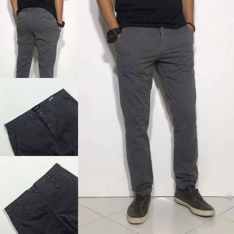 Celana chinos panjang branded express original