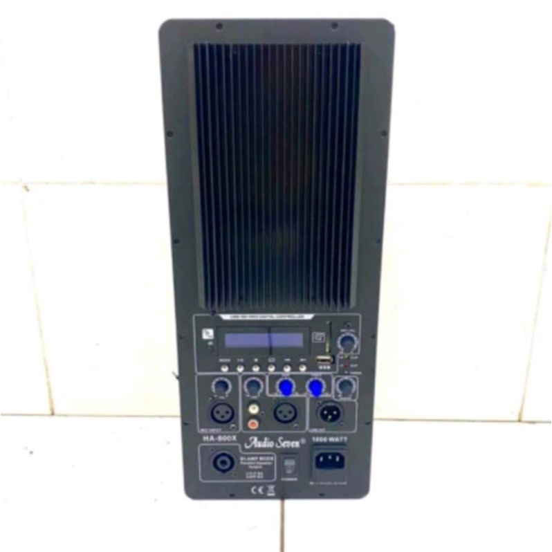 Power kit Mesin Speaker Aktif Audio Seven Model Huper 1000 Watt Display Bluetooth USB SD