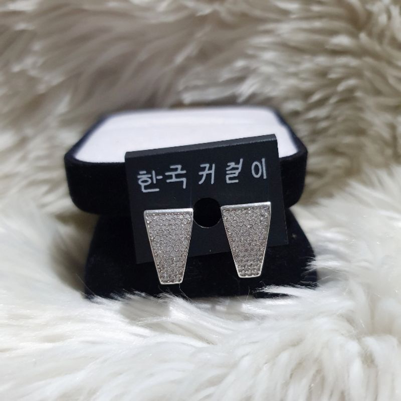 Anting Silver925 Perak Premium Quality Mata kilau Anti Karat anti alergi anting premium N-160