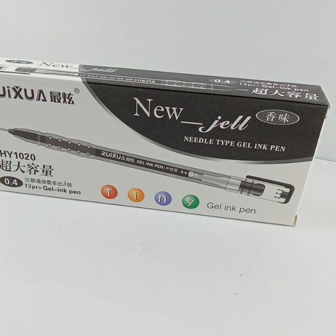 

Lari⚡ ✫↔ Pen zuixua / New_jell 12 PCS / pen gel murah / pulpen new jell gel ink pen produck terlaris