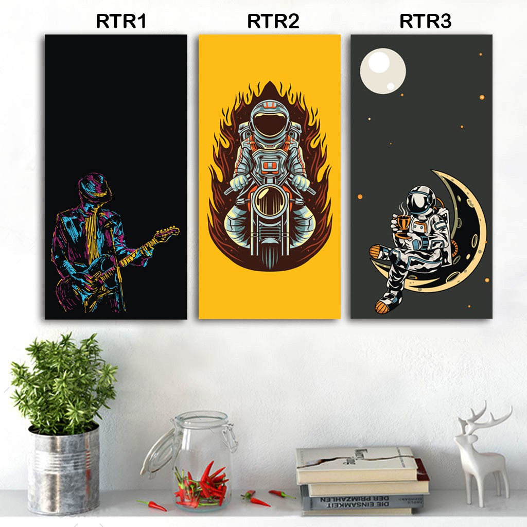 Dekosistem - Hiasan dinding  estetik rumah Kamar Cafe Retro Poster